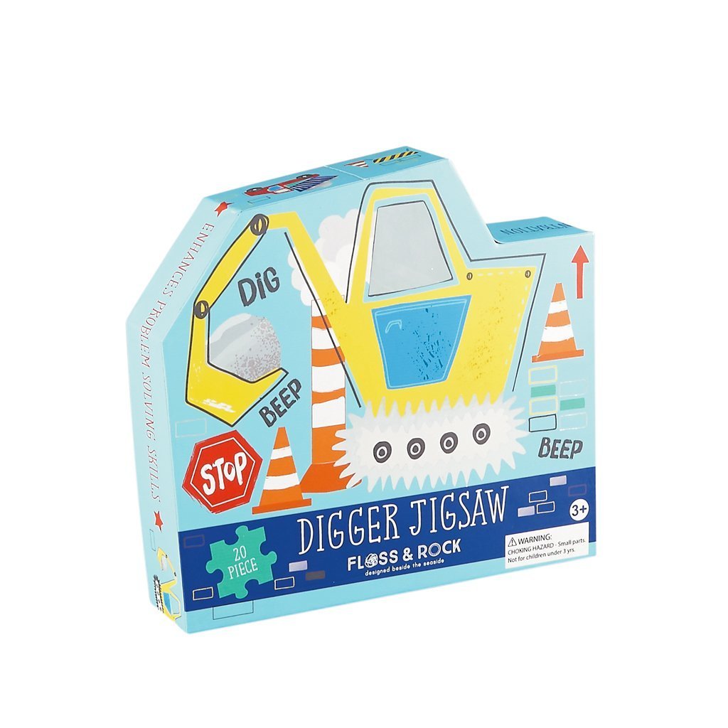 Floss & Rock Construction 20-piece Puzzle - Tadpole
