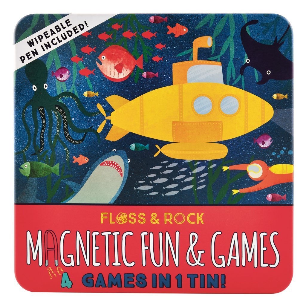 Floss & Rock Deep Sea Magnetic Fun and Games Compendium - Tadpole
