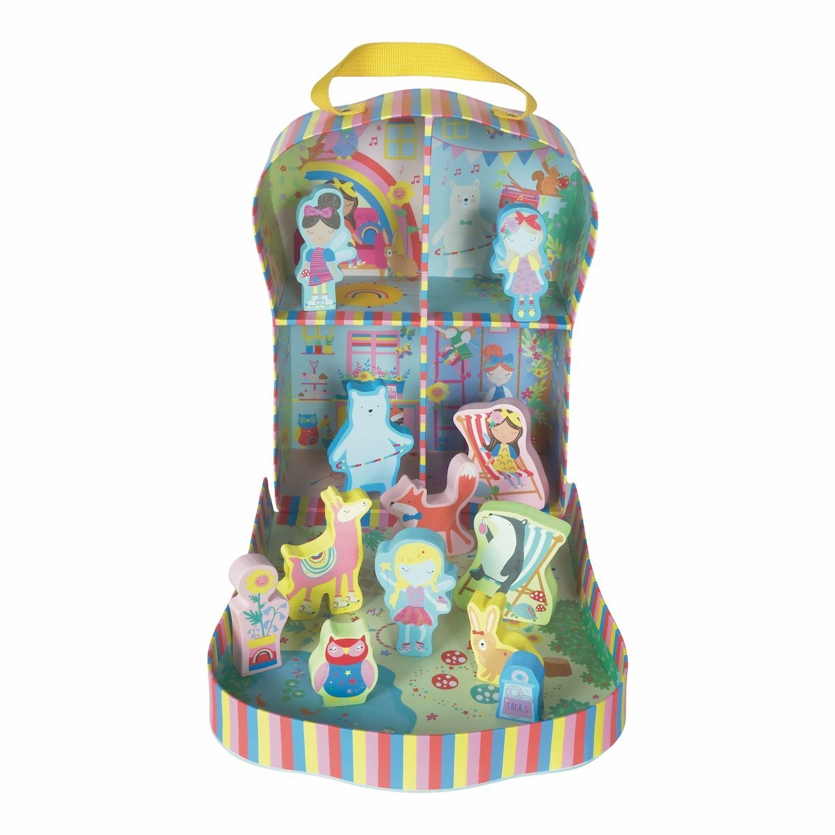 Floss & Rock Play Box with Wooden Pieces - Rainbow Fairy - Tadpole