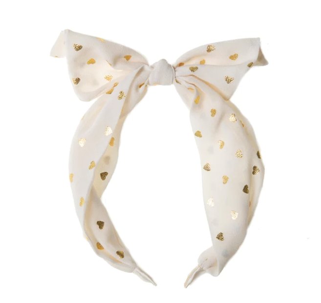 Gold Heart Headband - Tadpole
