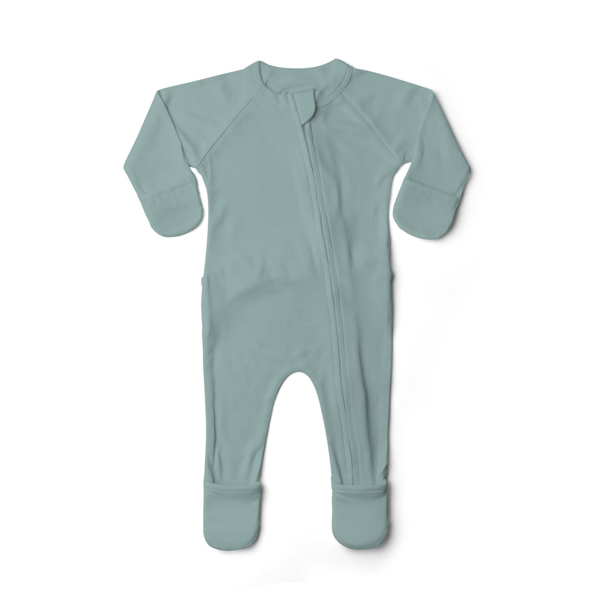 GoumiKids SeaGlass Bamboo Organic Sleep & Play Footie - Tadpole