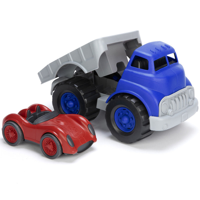 Green Toys Flatbead & Race Car - Tadpole