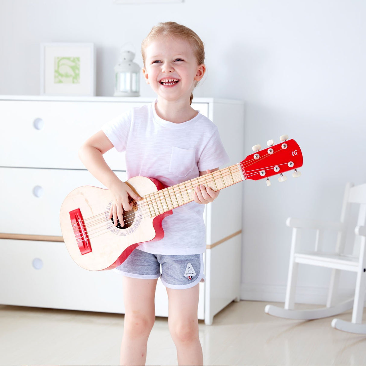Hape Red Flame Guitar - Tadpole