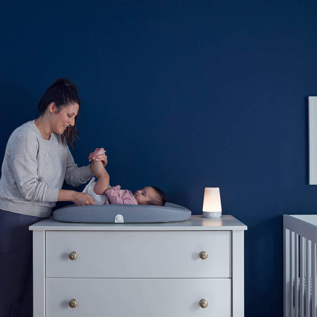 Hatch Rest+ Sound Machine, Night Light, Time-to-Rise & Audio - Tadpole