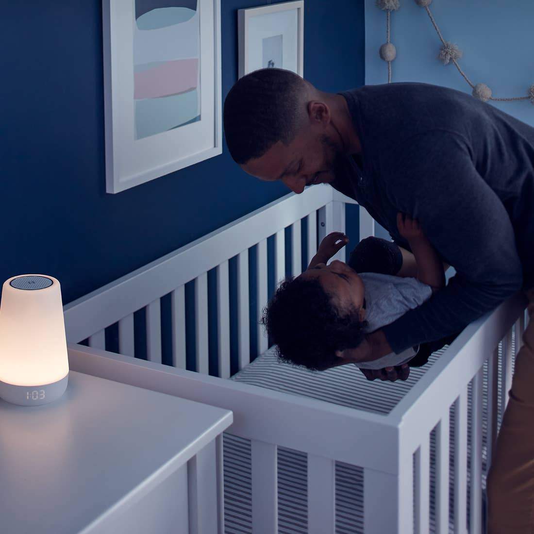 Hatch Rest+ Sound Machine, Night Light, Time-to-Rise & Audio - Tadpole