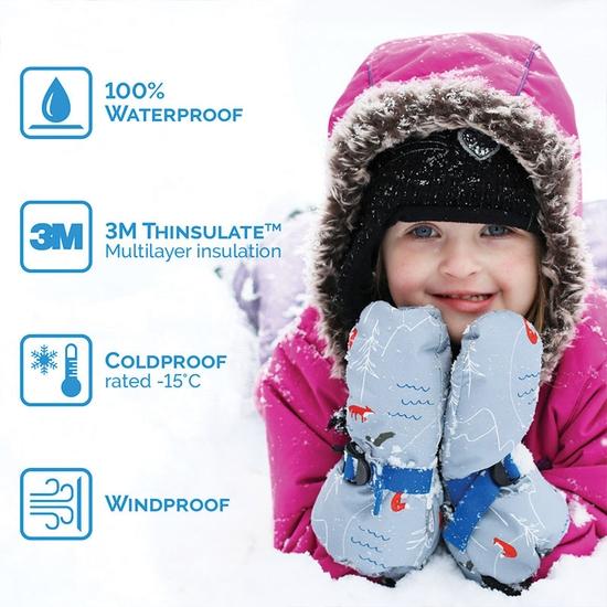 Hot Pink | Toasty-Dry Waterproof Mitten - Tadpole