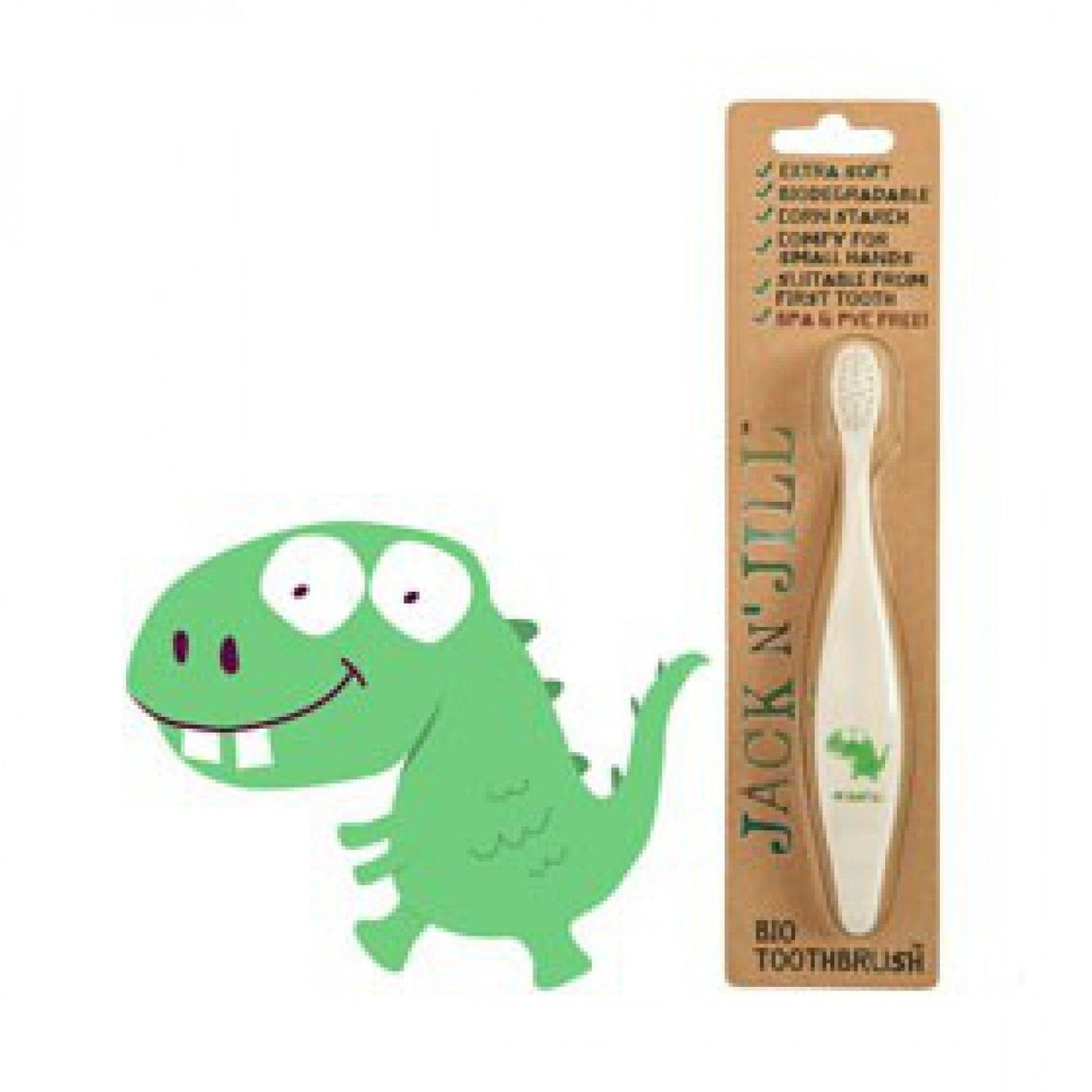 Jack N' Jill - Dino Toothbrush - Tadpole
