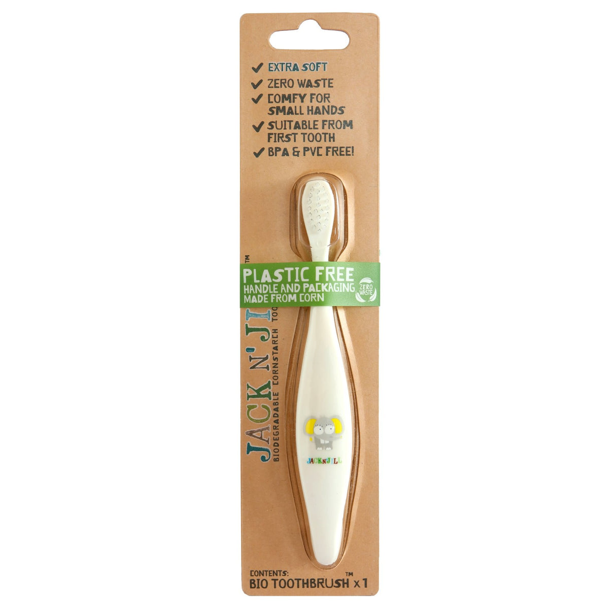 Jack N' Jill - Elephant Toothbrush - Tadpole