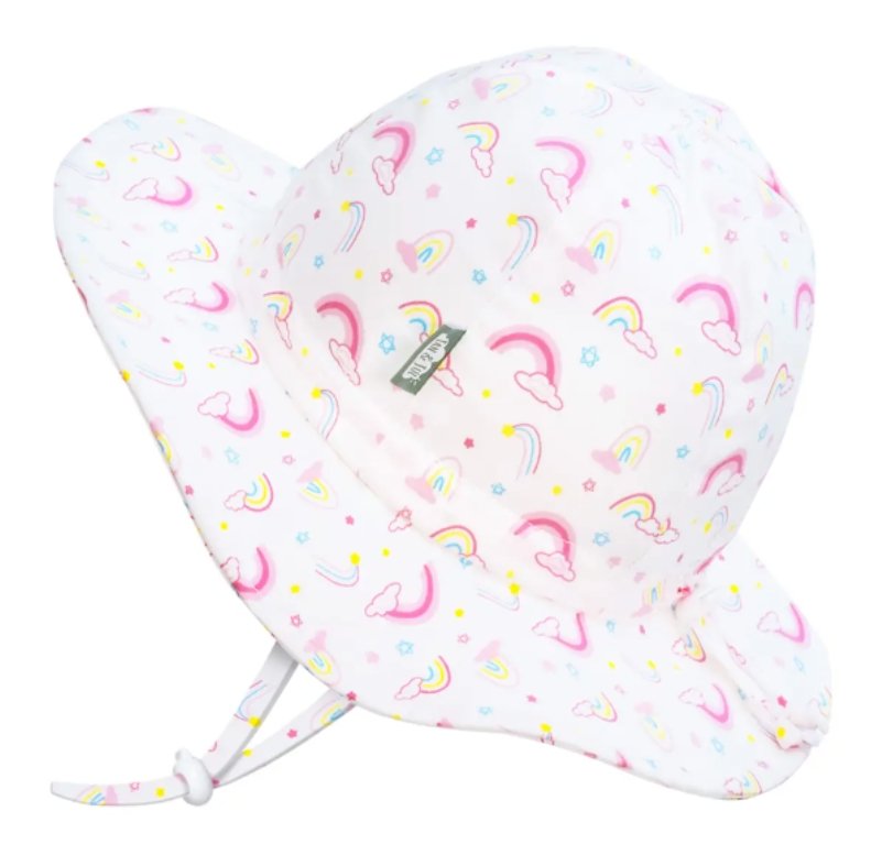 Jan & Jul Grow-With-Me Sun Hat Rainbow - Tadpole