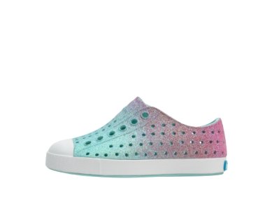 Jefferson Bling Kids Hollywood Hydrangea Bling/Shell White - Tadpole