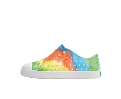 Jefferson Sugarlite Print Chill Rainbow Tiedye/ Shell White - Tadpole