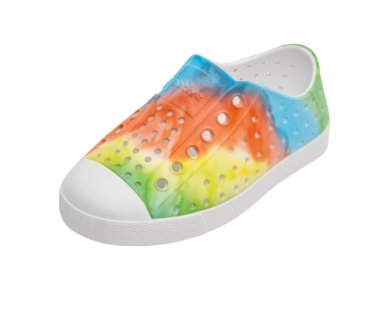Jefferson Sugarlite Print Chill Rainbow Tiedye/ Shell White - Tadpole