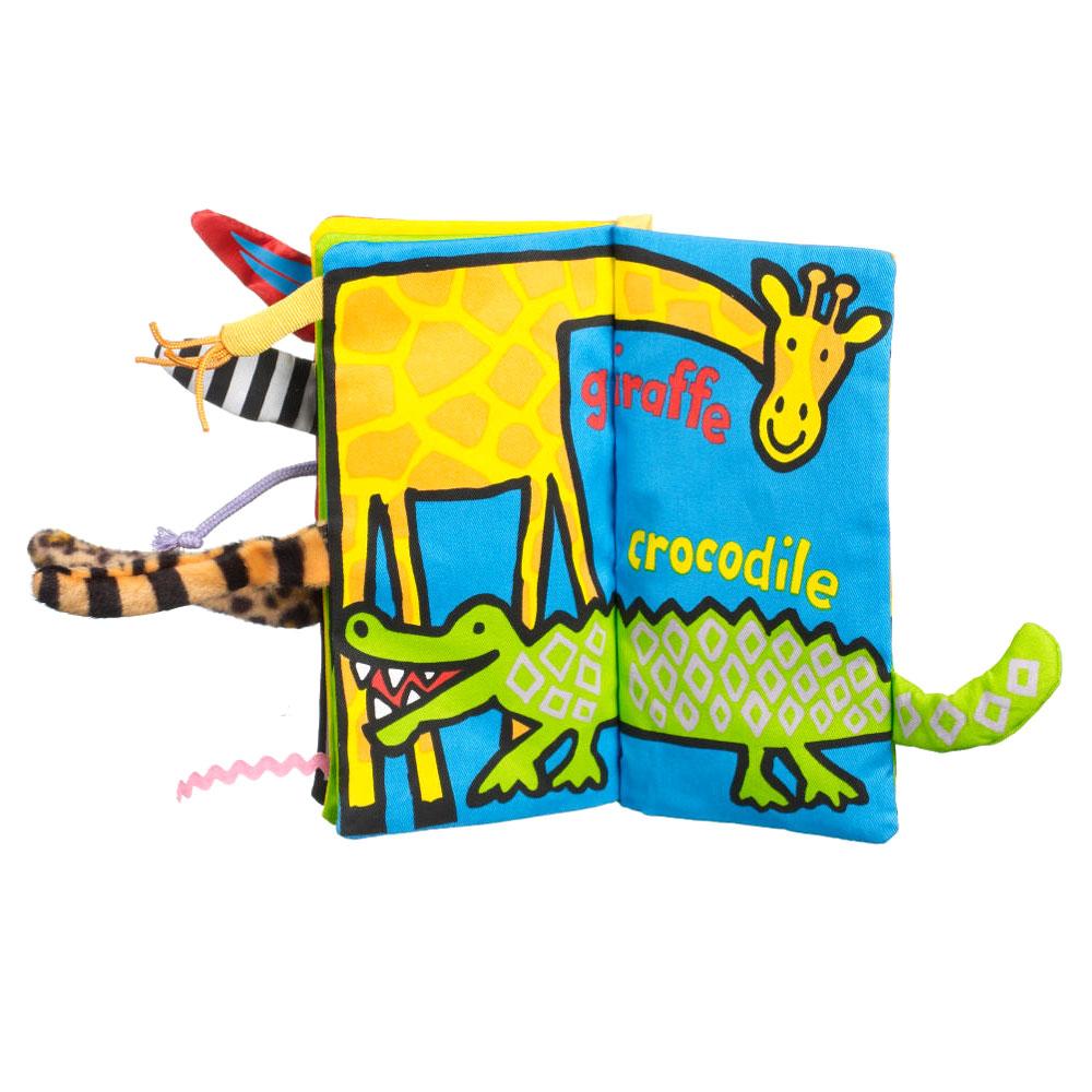 Jellycat Jungly Tails Soft Book - Tadpole