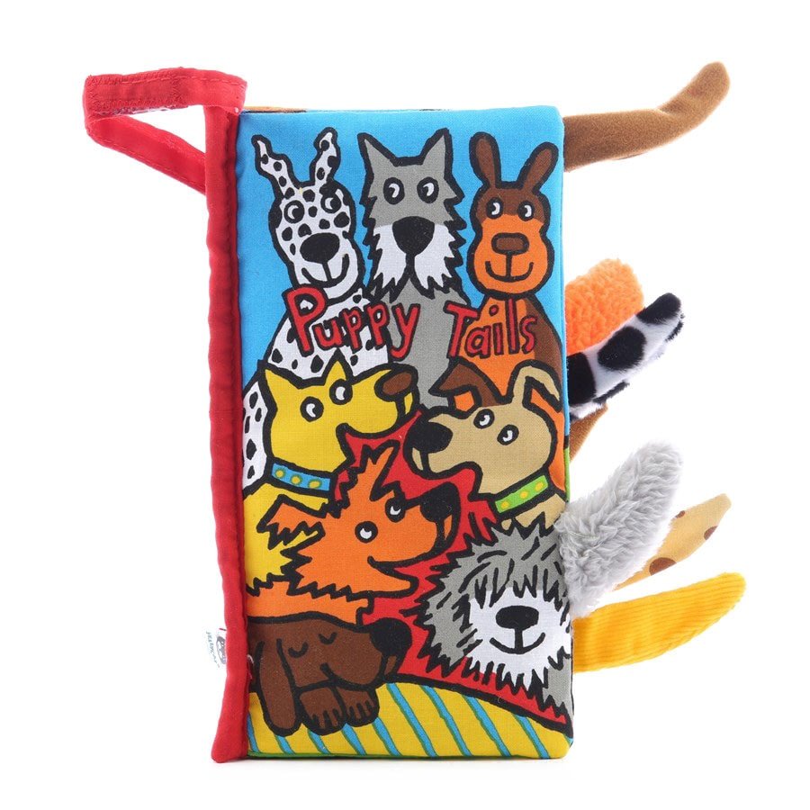 Jellycat Puppy Tails Soft Book - Tadpole