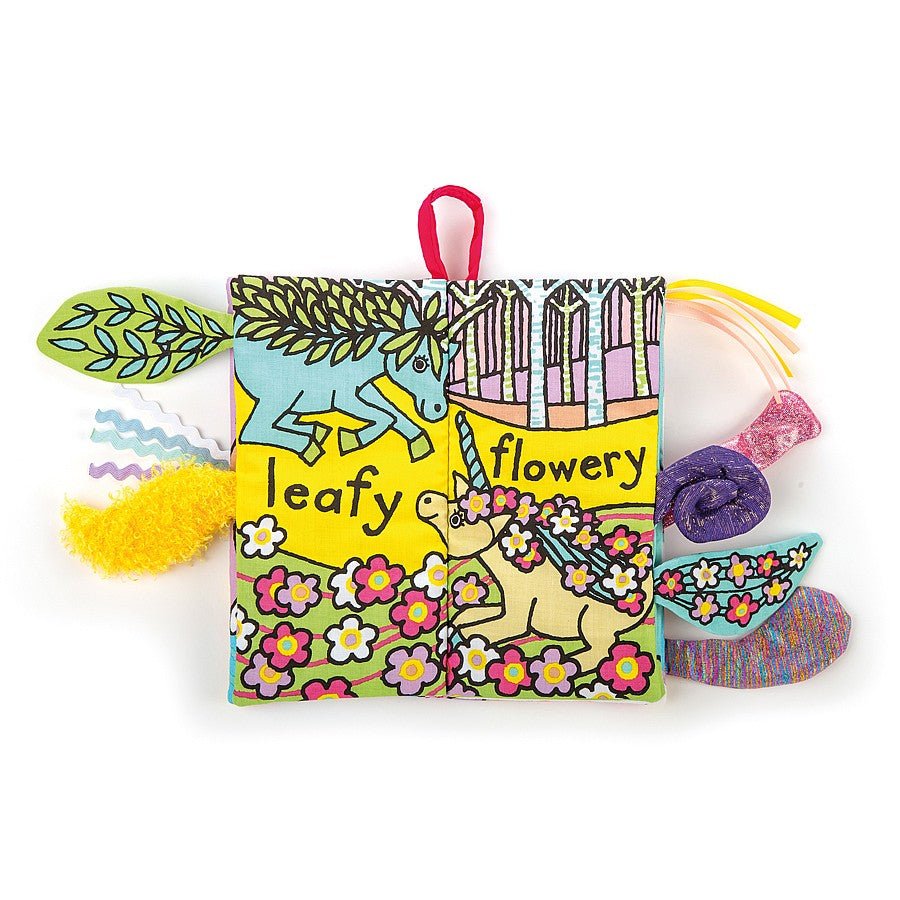Jellycat Unicorn Tails Soft Book - Tadpole