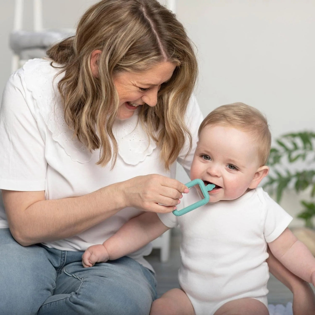 Kalencom Flexi-Brush - Baby's Starter Toothbrush 2 Pack - Tadpole