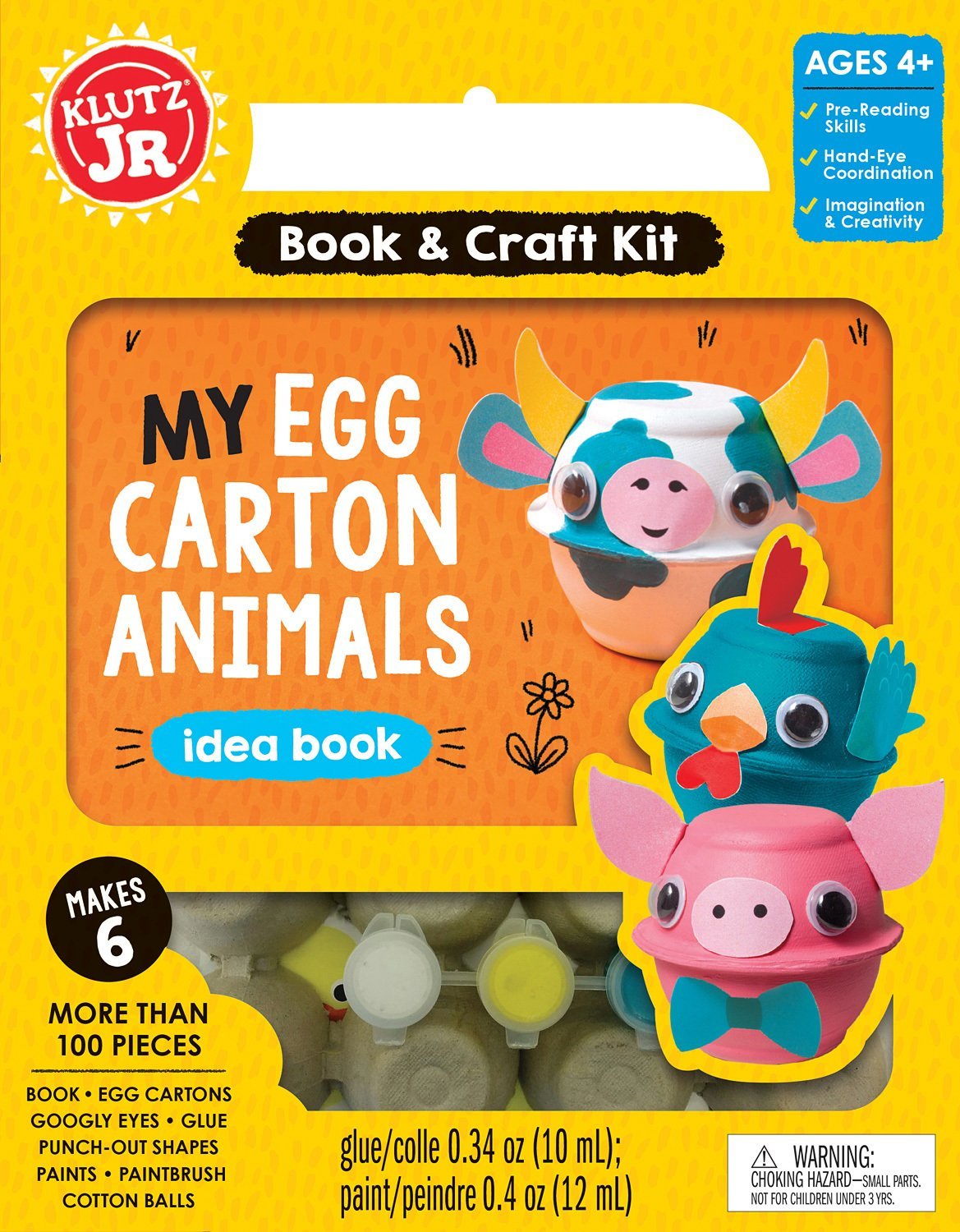 Klutz Jr. My Egg Carton Animals - Tadpole