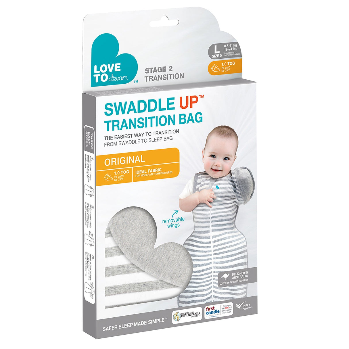 Love To Dream Swaddle Up Transitions Bag - Tadpole