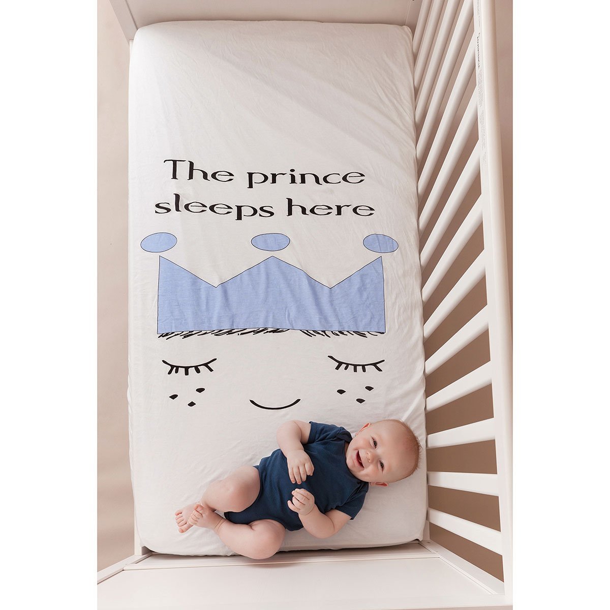 Luv Bug Little Dreamer Waterproof Crib Sheet - Tadpole