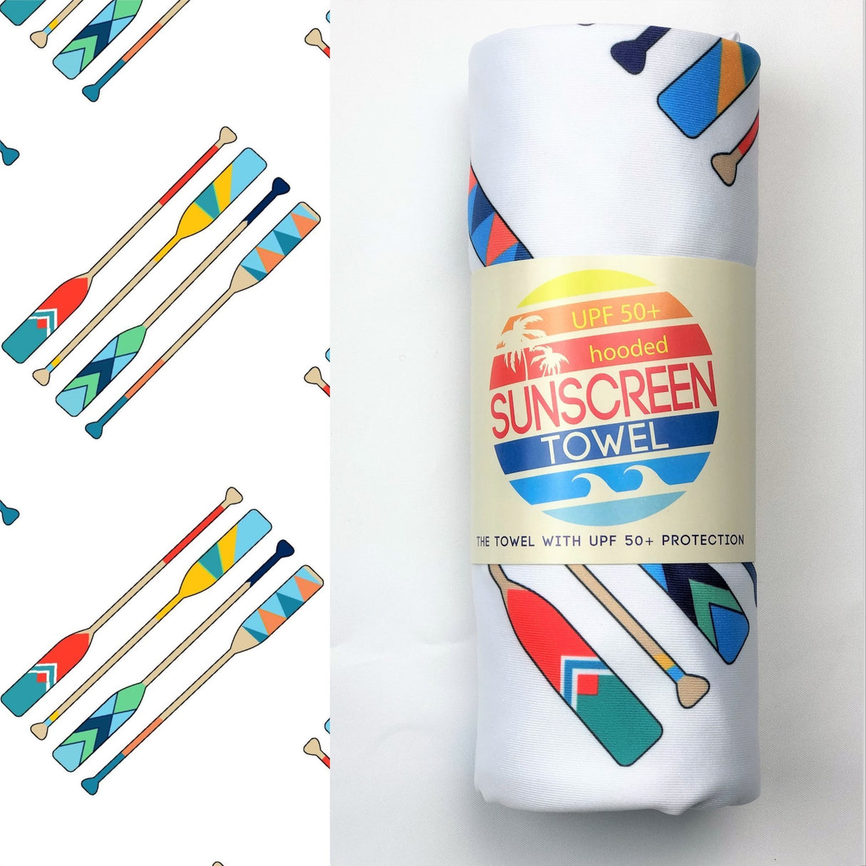 Luv Bug UPF 50+ Sunscreen Towel with Hood - Tadpole