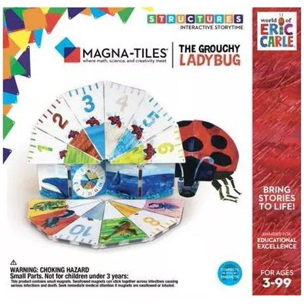Magna-Tiles Grouchy Ladybug 16-piece Set - Tadpole