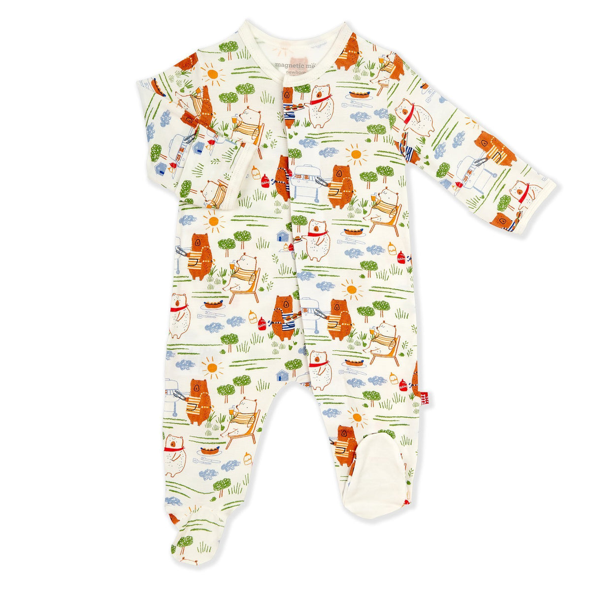 Magnetic Me Bear-b-que Bears Footie - Tadpole