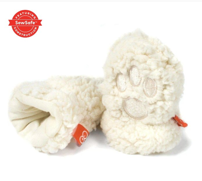 Magnetic Me Fleece Bear Cream Mittens - Tadpole