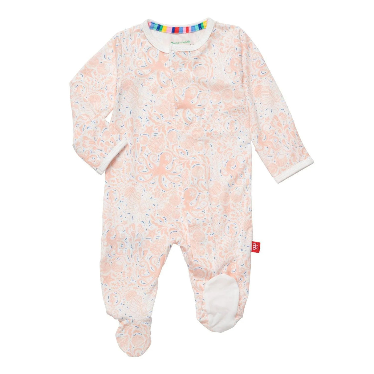 Magnetic Me Seas The Day Pink Modal Footie - Tadpole