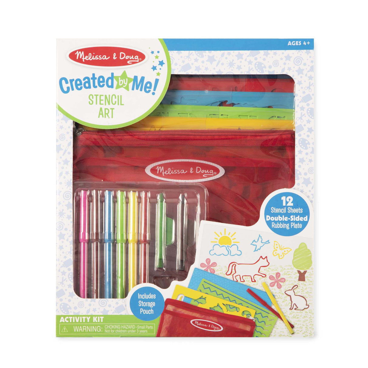 Melissa & Doug Created by Me! Stencil Art Activity Kit - Tadpole