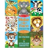 Melissa & Doug Make-a-Face Sticker Pad Safari - Tadpole