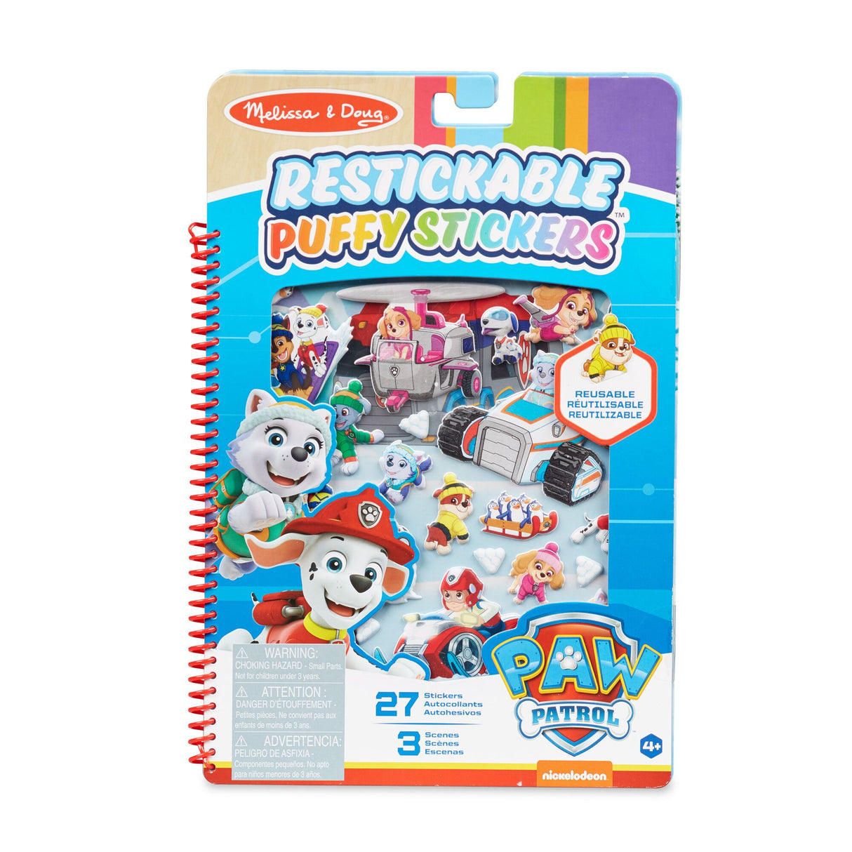 Melissa & Doug Paw Patrol Puffy Sticker Pad - Jake's Mountain - Tadpole