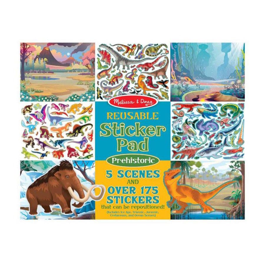 Melissa & Doug Reusable Sticker Pad Prehistoric - Tadpole
