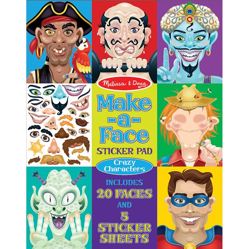 Melissa & Doug Sticker Pad Make-A-Face - Tadpole