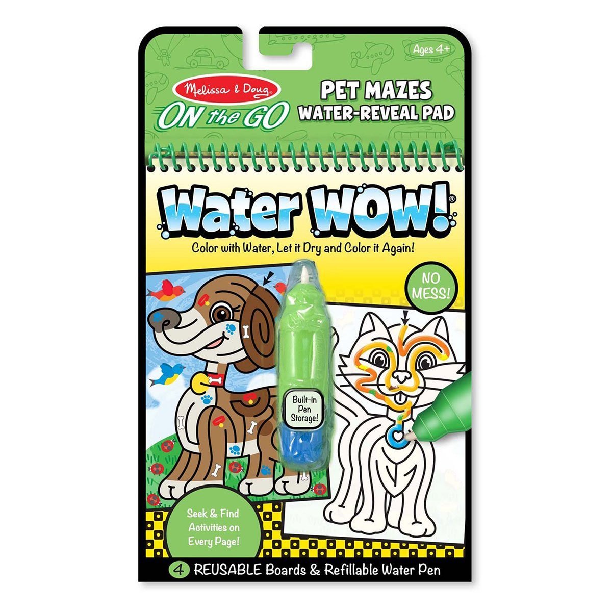 Melissa & Doug Water Wow Pet Mazes - Tadpole
