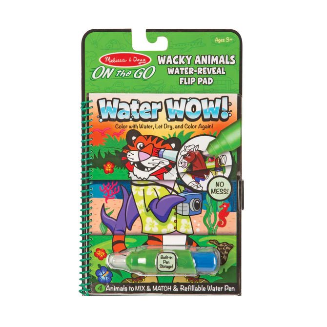 Melissa & Doug Water Wow Wacky Animals Flip Pad - Tadpole