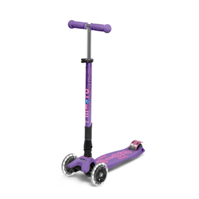Micro Kickboard Maxi Deluxe LED Foldable Scooter - Tadpole