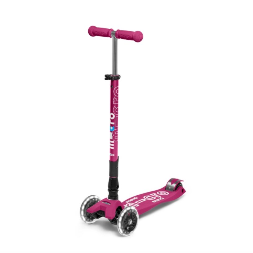 Micro Kickboard Maxi Deluxe LED Foldable Scooter - Tadpole