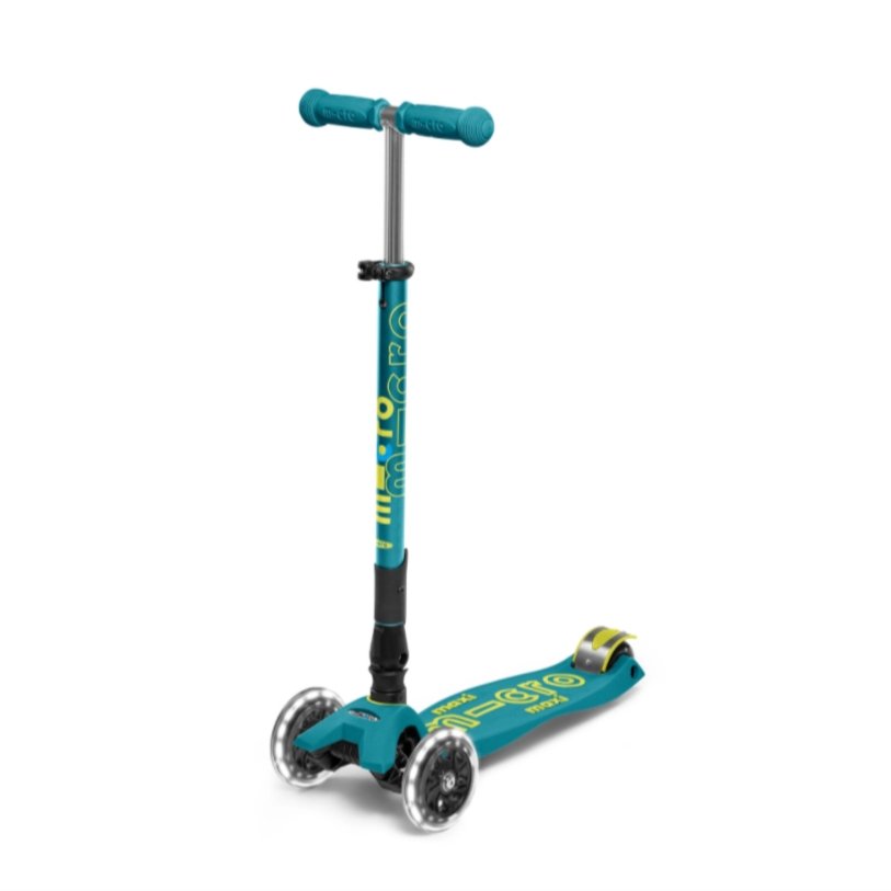 Micro Kickboard Maxi Deluxe LED Foldable Scooter - Tadpole