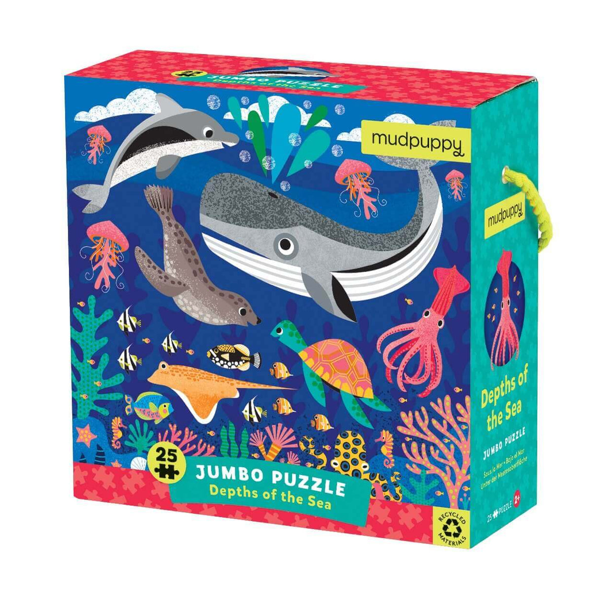 Mudpuppy 25pc Jumbo Puzzle - Depths of the Sea - Tadpole
