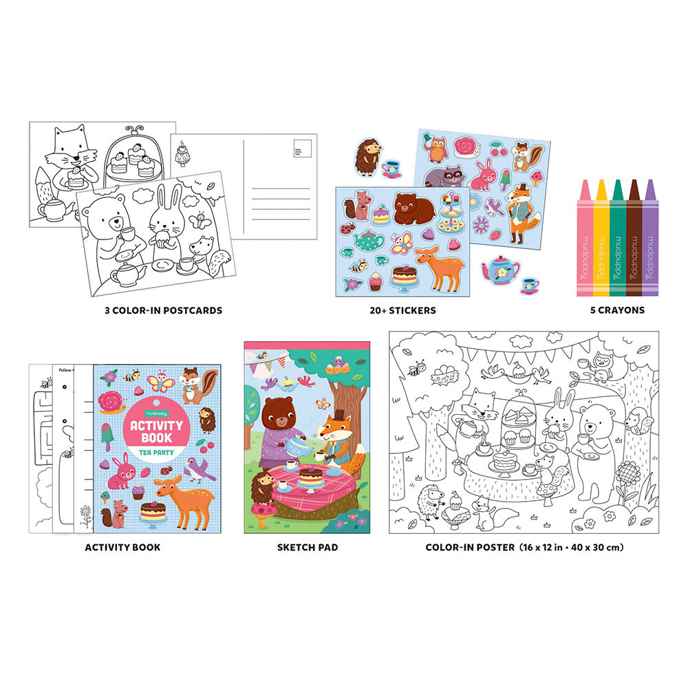 Mudpuppy Activity Pack Tea Party - Tadpole