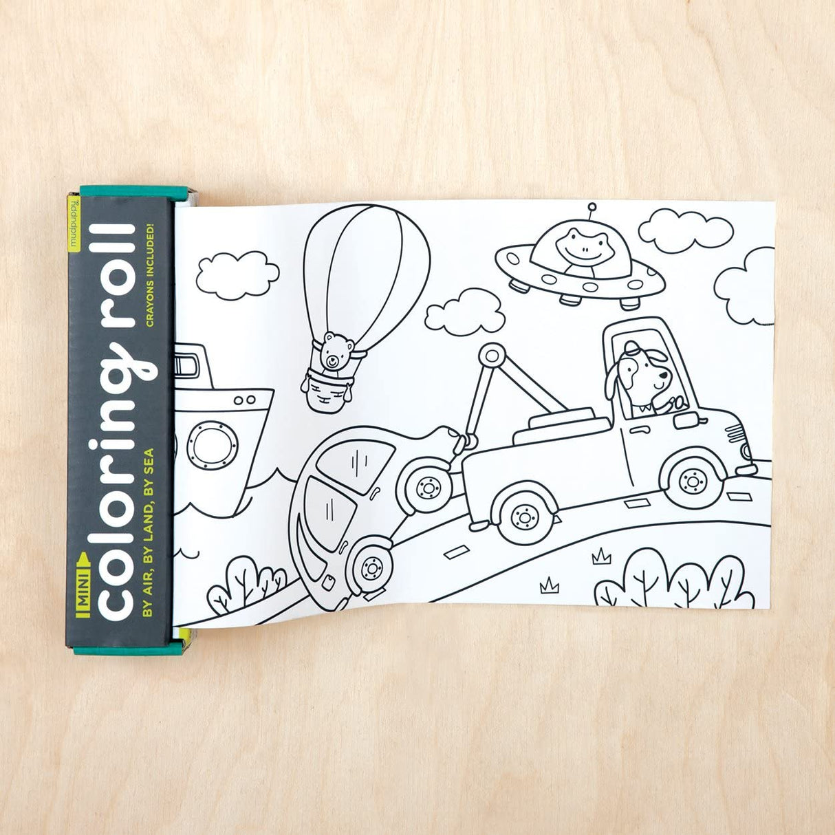 Mudpuppy Mini Coloring Roll - Tadpole