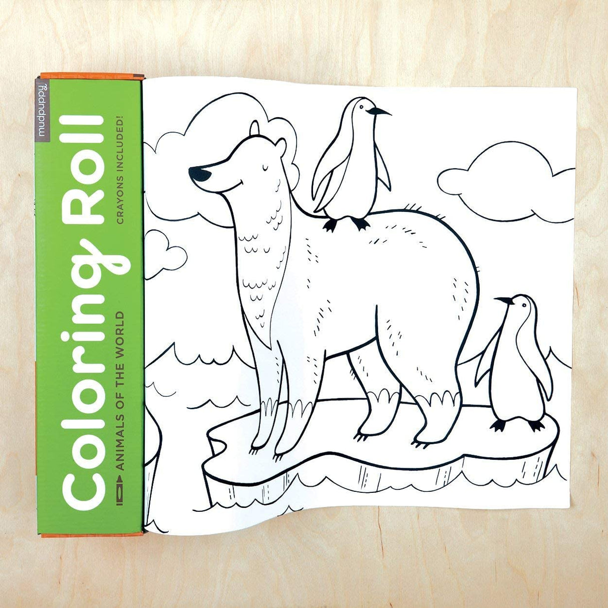 Mudpuppy Mini Coloring Roll - Tadpole