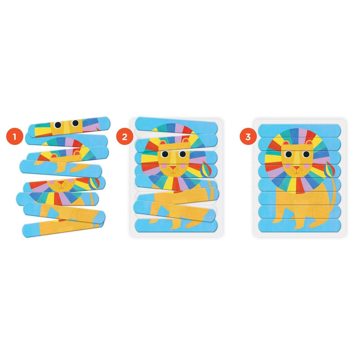 Mudpuppy Puzzle Sticks - Animals of the World - Tadpole