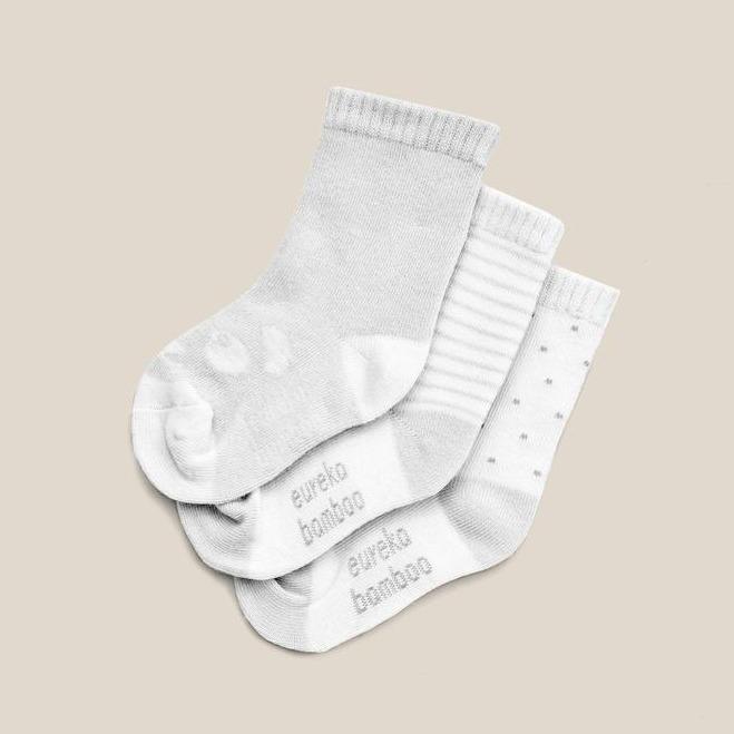 My First Baby Bamboo Socks - Grey - Tadpole