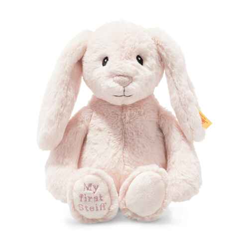 My First Steiff Hoppie Pink Rabbit - Tadpole