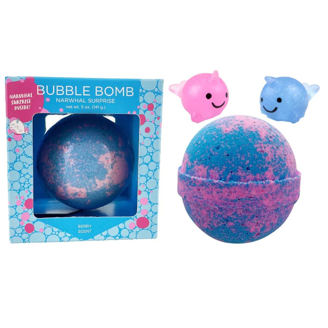 Narwhal Toy Surprise Bubble Bath Bomb - Tadpole