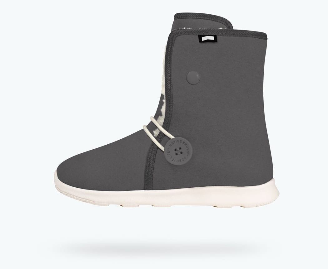 Native AP Luna Boot Grey & White - Tadpole