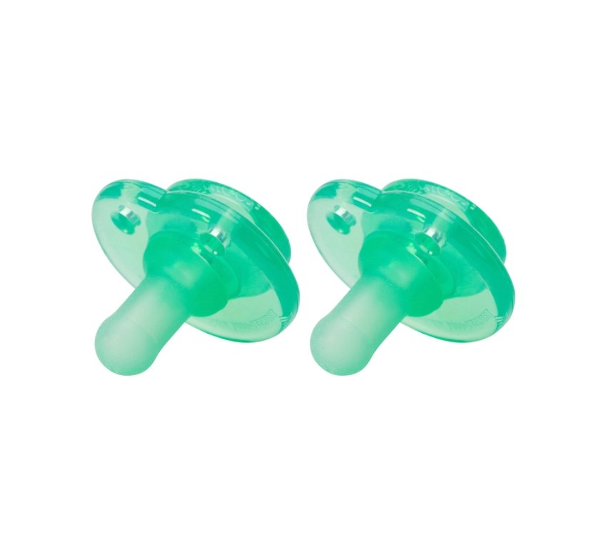 Nookums Paci-Plushies Replacement Pacifier - Green 2 Pack - Tadpole