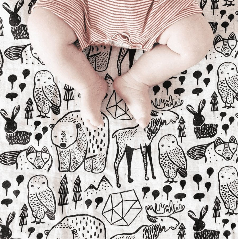 Nordic Muslin Swaddle - Tadpole