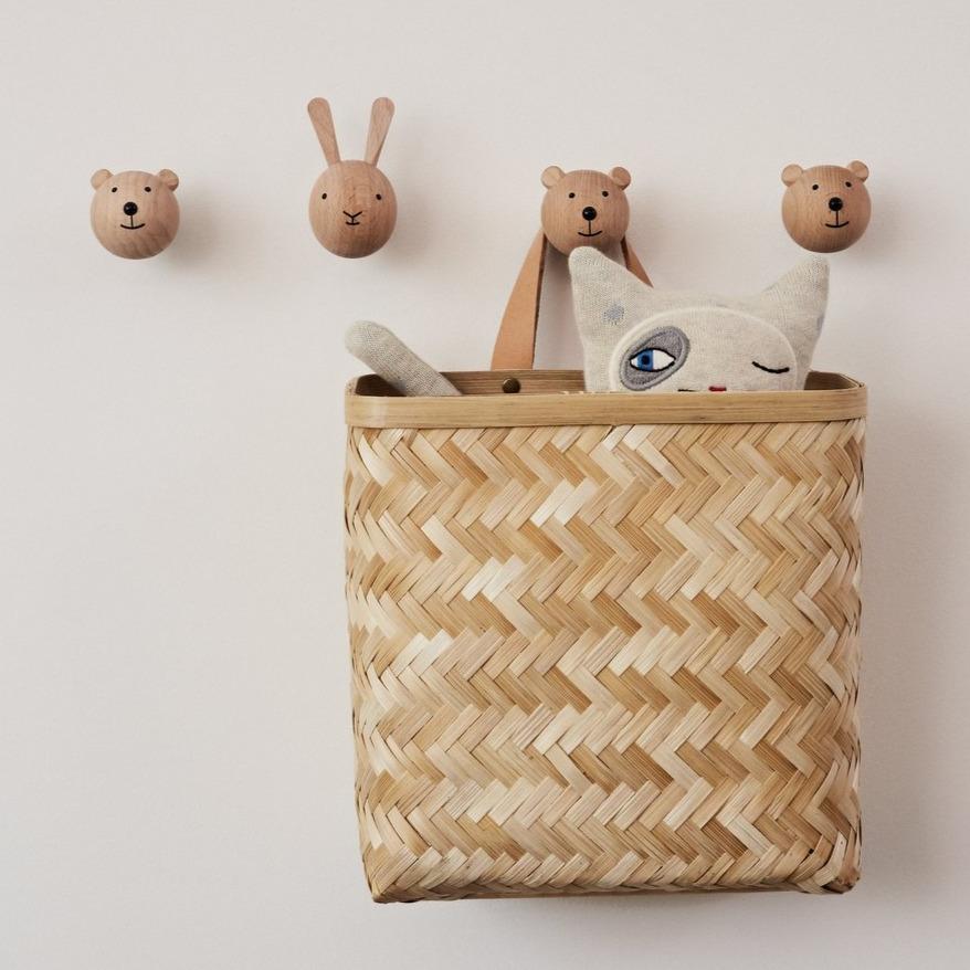 Oyoy Mini Bear Wall Hook - Tadpole